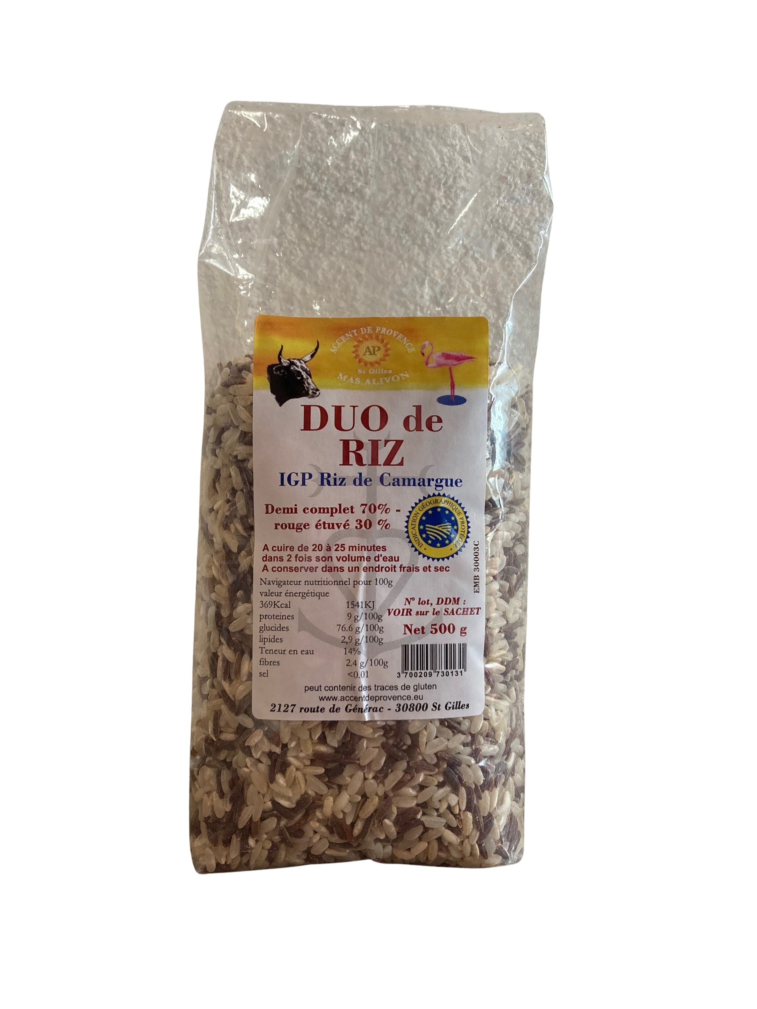 Duo de Riz IGP de Camargue 500Gr