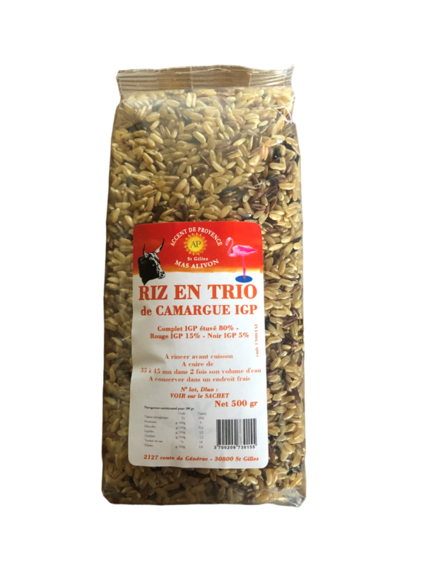 Trio de Riz IGP de Camargue 500Gr