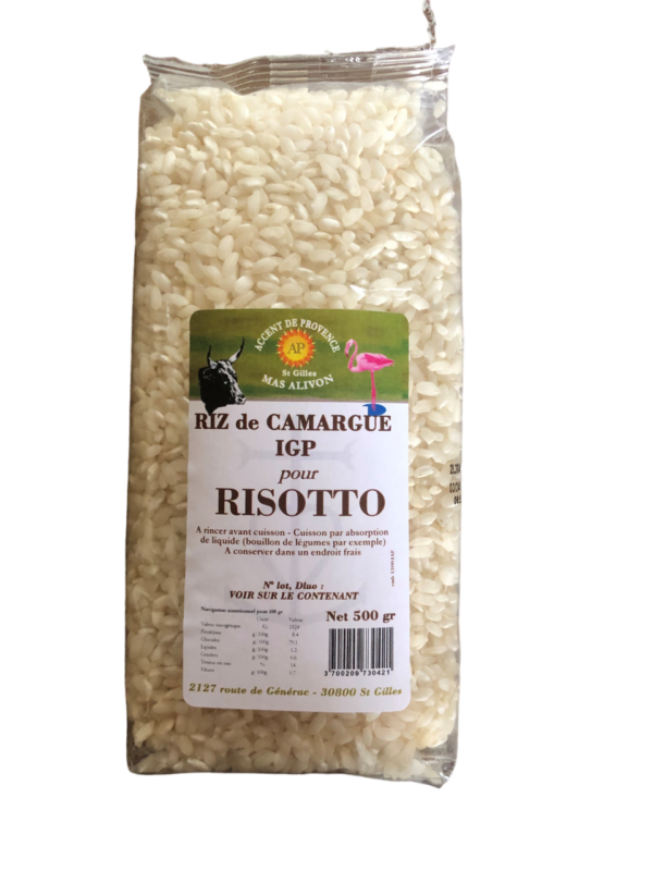 Riz de Camargue pour Risotto 500g