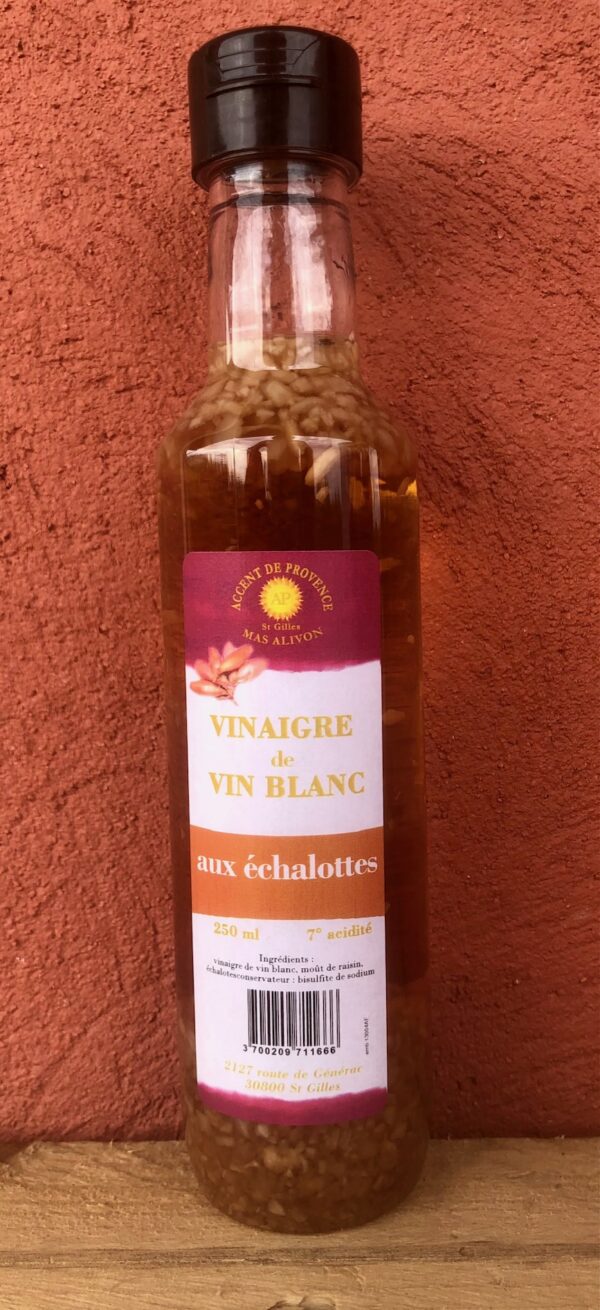 Vinaigre Vin blanc Echalotes 25CL