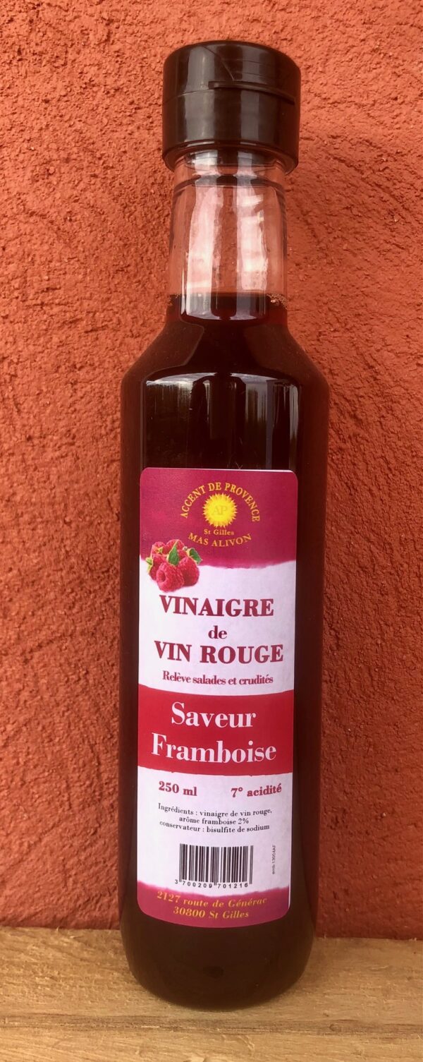 Vinaigre Vin Rouge Saveur Framboise