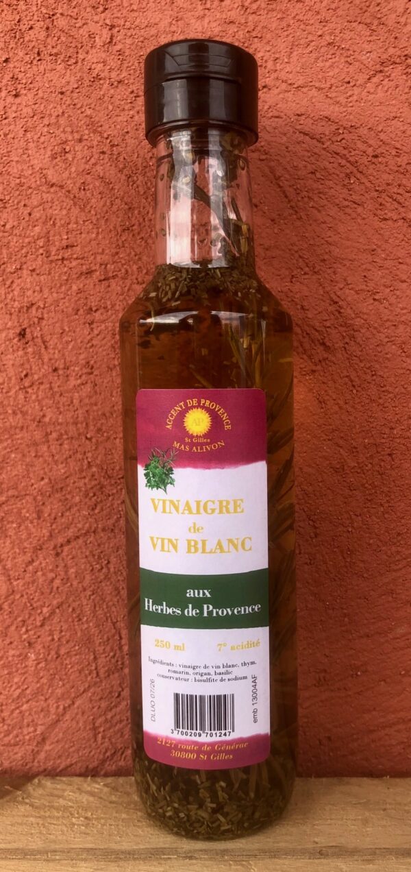 Vinaigre Vin Blanc Herbes Provence