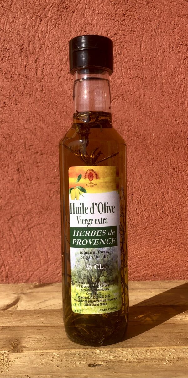 Huile Olive Extra vierge Herbes Provence 25Cl